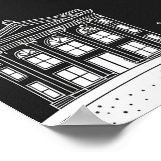 Vrolijk kerstfeest I Poster (Hoek)