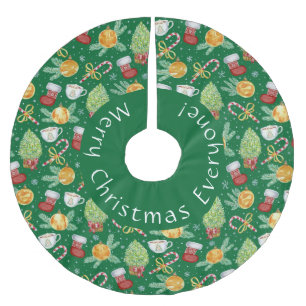 Vrolijk Kerstfeest Iedereen Boom Rok Kerstboom Rok