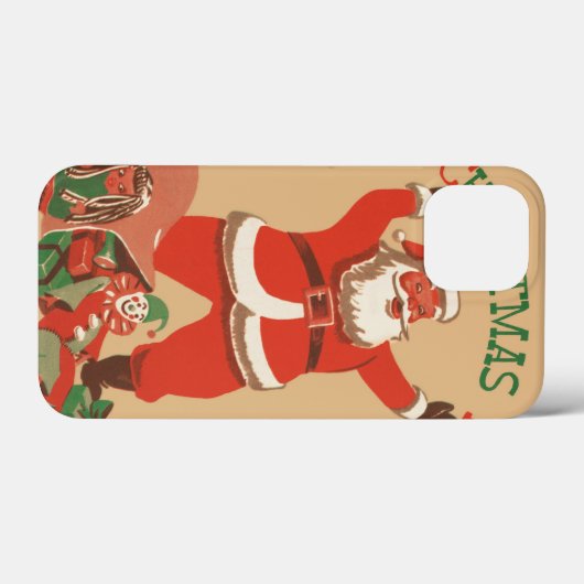 Vrolijk kerstfeest, iedereen!  kerstman Case-Mate iPhone case (Achterkant (horizontaal))