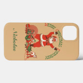 Vrolijk kerstfeest, iedereen!  kerstman Case-Mate iPhone case (Achterkant (horizontaal))