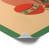 Vrolijk kerstfeest, iedereen!  kerstman poster (Hoek)