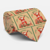 Vrolijk kerstfeest, iedereen!  kerstman stropdas (Opgerold)