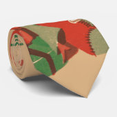 Vrolijk kerstfeest, iedereen!  kerstman stropdas (Opgerold)