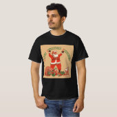 Vrolijk kerstfeest, iedereen! kerstman t-shirt (Voorkant volledig)