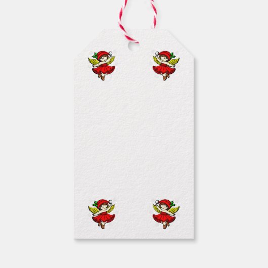 Vrolijk kerstfeest, ik ben hier cadeaulabel (Achterkant)