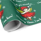 Vrolijk kerstfeest, ik ben hier cadeaupapier (Rol Hoek)