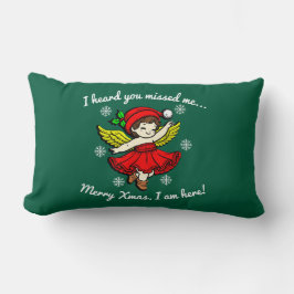 Vrolijk kerstfeest, ik ben hier kussen