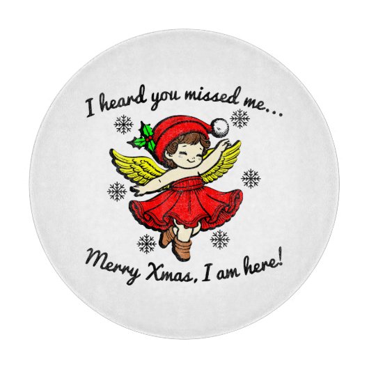 Vrolijk kerstfeest, ik ben hier snijplank (Voorkant)