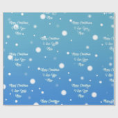 Vrolijk kerstfeest, ik hou meer van je cadeaupapier (Vlak)