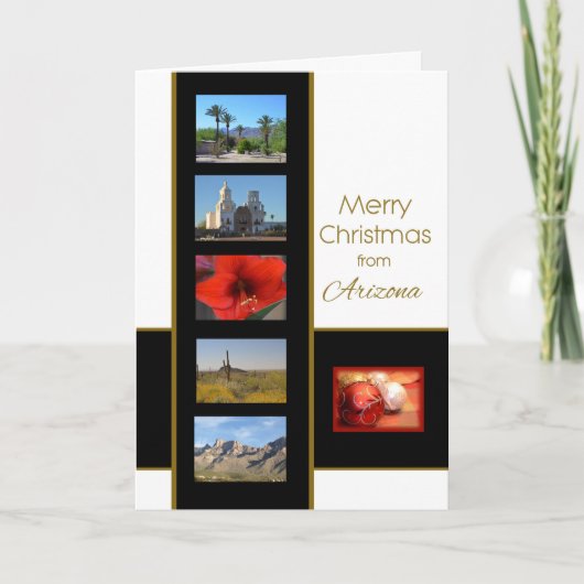 Vrolijk kerstfeest in Arizona Feestdagen Kaart (Voorkant)