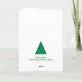 Vrolijk kerstfeest in Binary Feestdagen Kaart (Achterkant)