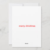 Vrolijk kerstfeest in Binary Feestdagenkaart (Achterkant)