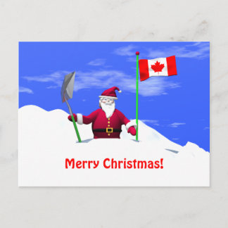 Vrolijk kerstfeest in Canada Feestdagenkaart