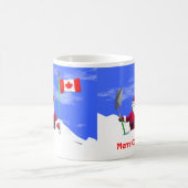Vrolijk kerstfeest in Canada Koffiemok (Center)