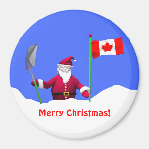 Vrolijk kerstfeest in Canada Magneet