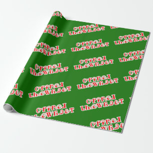 Vrolijk kerstfeest in Cherokee Wrapping Paper Cadeaupapier