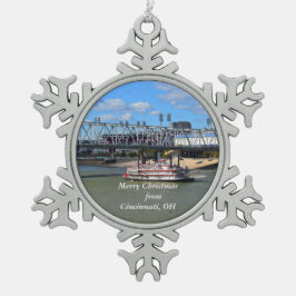 Vrolijk kerstfeest in Cincinnati, ornament OH