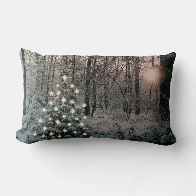 Vrolijk kerstfeest in de Bossen Kussen (Voorkant)