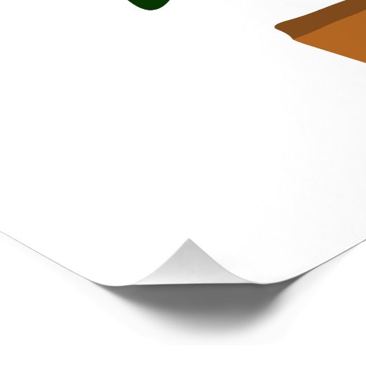 Vrolijk kerstfeest in de buurt van haard vreugdevu perfect poster (Hoek)