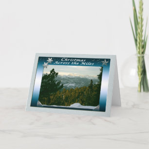 Vrolijk kerstfeest in de Miles Feestdagen Kaart
