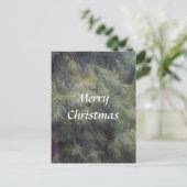 Vrolijk kerstfeest in de Pines Feestdagenkaart (Staand voorkant)