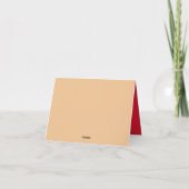 Vrolijk kerstfeest in de sneeuw (groet aanpassen) feestdagen kaart (Achterkant)