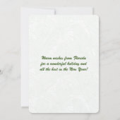 Vrolijk kerstfeest in de vuurtoren van Florida Jup Feestdagenkaart (Achterkant)