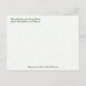 Vrolijk kerstfeest in de vuurtoren van Florida Jup Feestdagenkaart (Achterkant)