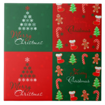 Vrolijk kerstfeest in de winter Groen en Rood