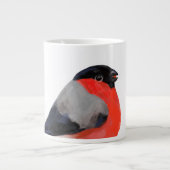 Vrolijk kerstfeest in de winter grote koffiekop (Voorkant)