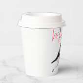 Vrolijk kerstfeest in de winter papieren bekers (Rechts)