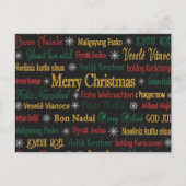 Vrolijk kerstfeest in een andere taal | briefkaart (Voorkant)