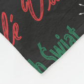 Vrolijk kerstfeest in een andere taal | fleece deken (Hoek)