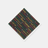 Vrolijk kerstfeest in een andere taal | servet (Hoek)