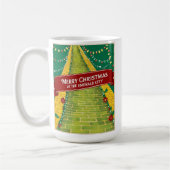 Vrolijk kerstfeest in Emerald City Koffiemok (Links)