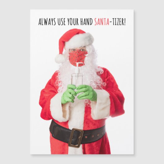 Vrolijk kerstfeest in Face Mask Sanitizer 2020 (Voorkant)