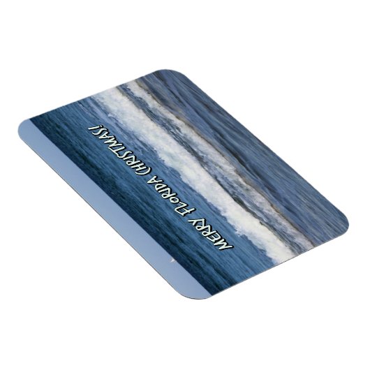 Vrolijk kerstfeest in Florida over de oceaan Magneet (Rechterzijde)