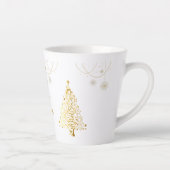 Vrolijk kerstfeest in Gold Latte Mok (Rechts)