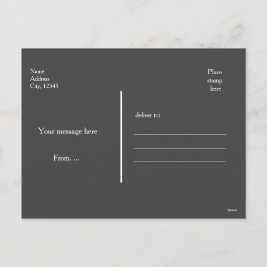 Vrolijk kerstfeest in goud rood geruite fotokaart feestdagenkaart (Achterkant)