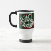 Vrolijk kerstfeest in Green Travel Mug Reisbeker (Links)