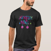 Vrolijk kerstfeest in het Frans Joyeux Noel T-shirt (Voorkant)