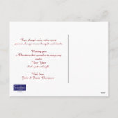 Vrolijk kerstfeest in het Miles Briefkaart (Achterkant)