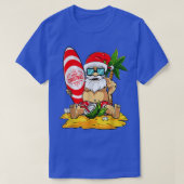 Vrolijk kerstfeest in het T-shirt in juli Hawaiian (Design voorkant)