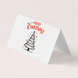vrolijk kerstfeest in jou visitekaartje