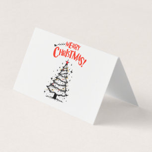 vrolijk kerstfeest in jou visitekaartje