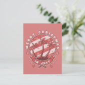 Vrolijk kerstfeest in juli briefkaart (Staand voorkant)