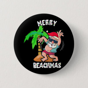 Vrolijk kerstfeest in juli grappige kerstmis poo ronde button 5,7 cm