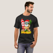 Vrolijk kerstfeest in juli Hawaiian-kerst T-shirt (Voorkant volledig)