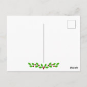 Vrolijk kerstfeest in Londen, Engeland Briefkaart (Achterkant)