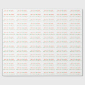 Vrolijk kerstfeest in Morse Code Gift Wrap Cadeaupapier (Vlak)